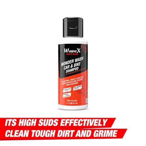 Wavex Car Cleaning Kit – Contains Car Polish, Dashboard Polish, Shampoo, Perfume, 2 Microfiber Towel and 2 Applicators - Image 4