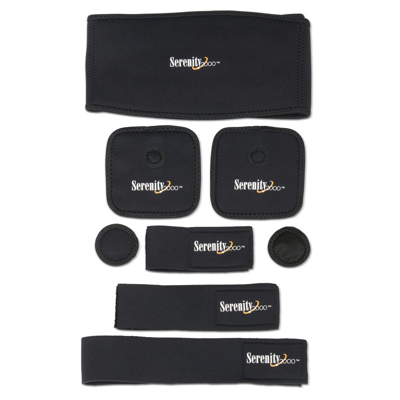 SERENITY2000 Full Body Magnetic Vitality Set for Pain Relief Reduce Inflammation Improve Circulation EightPiece Set LargeXL waist up to 45