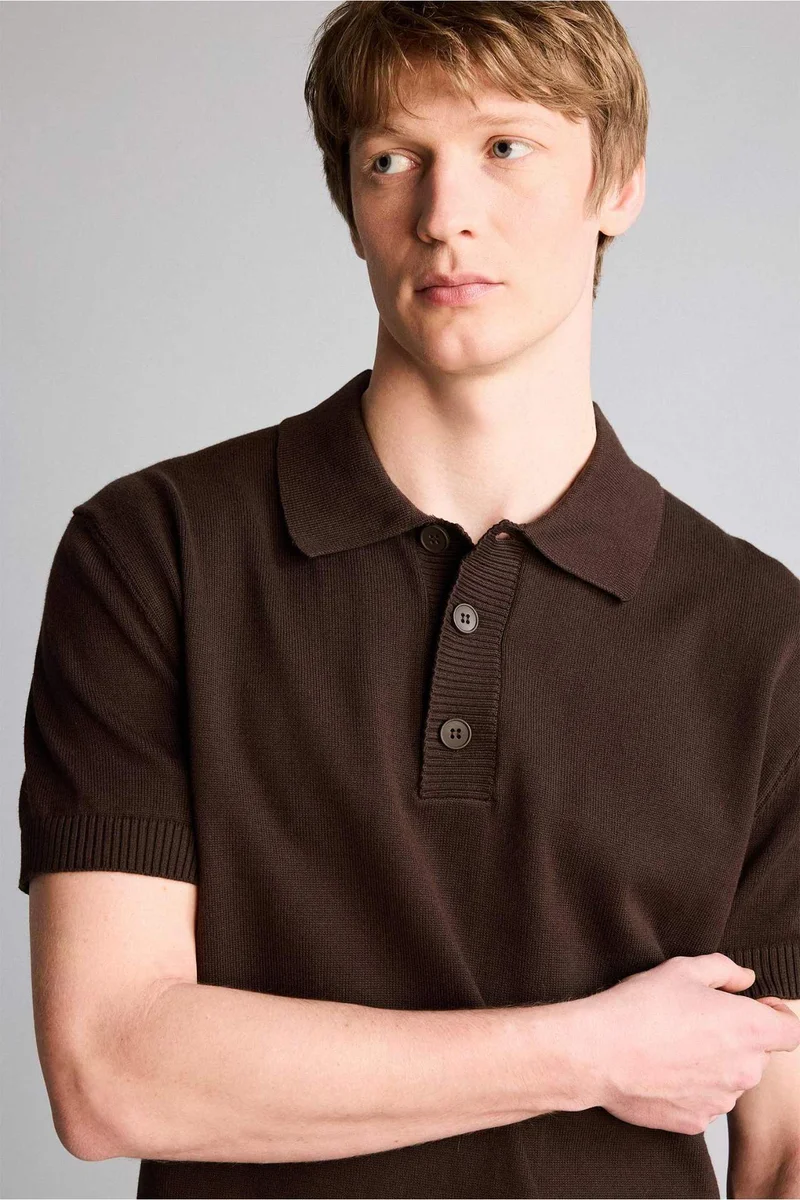 Defacto  Short Sleeve Polo Shirt for Men | Best Price UAE