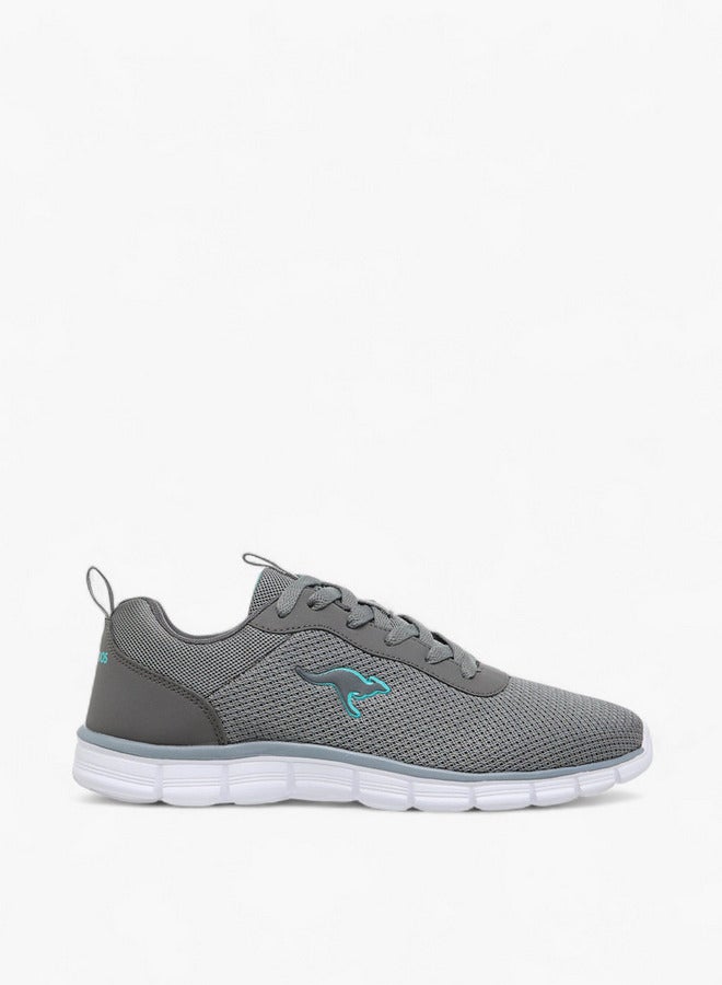 kangaROOS Women's Logo Applique Sports Shoes with Lace-Up Closure - Image 3