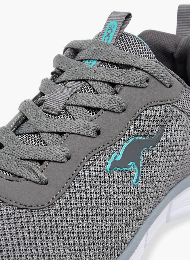 kangaROOS Women's Logo Applique Sports Shoes with Lace-Up Closure - Image 4
