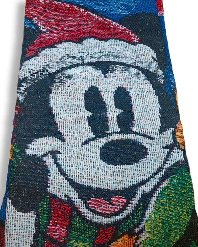 Disney Mickey Mouse, Sleigh Ride Woven Tapestry Throw Blanket, 48" x 60", Multi Color - Image 5
