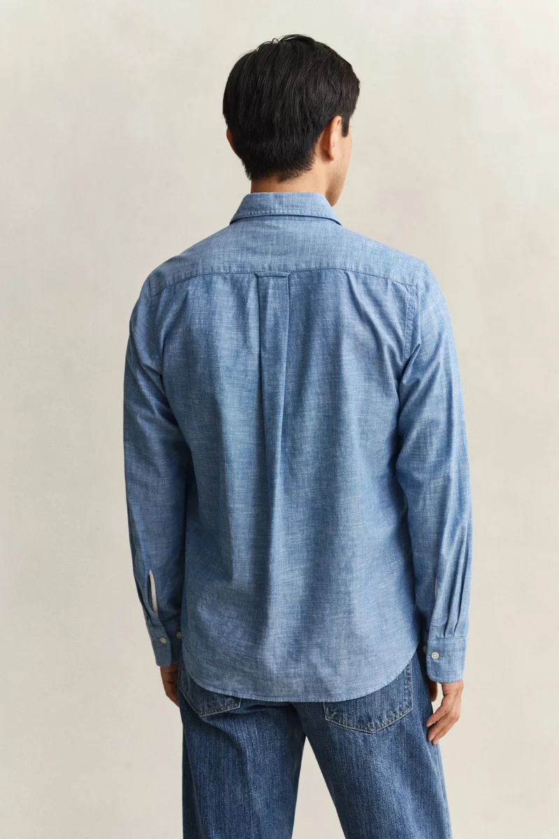 GANT  Regular Chambray Shirt for Men | Best Price UAE