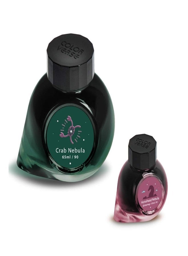 Colorverse Ink - Season 7 - Eye On The Universe - Crab Nebula (65ml) and Horsehead Nebula (glistening) (15ml) (No 90-91) - Image 1