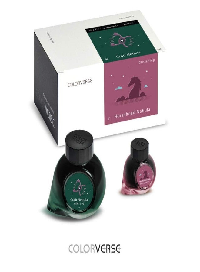 Colorverse Ink - Season 7 - Eye On The Universe - Crab Nebula (65ml) and Horsehead Nebula (glistening) (15ml) (No 90-91) - Image 2