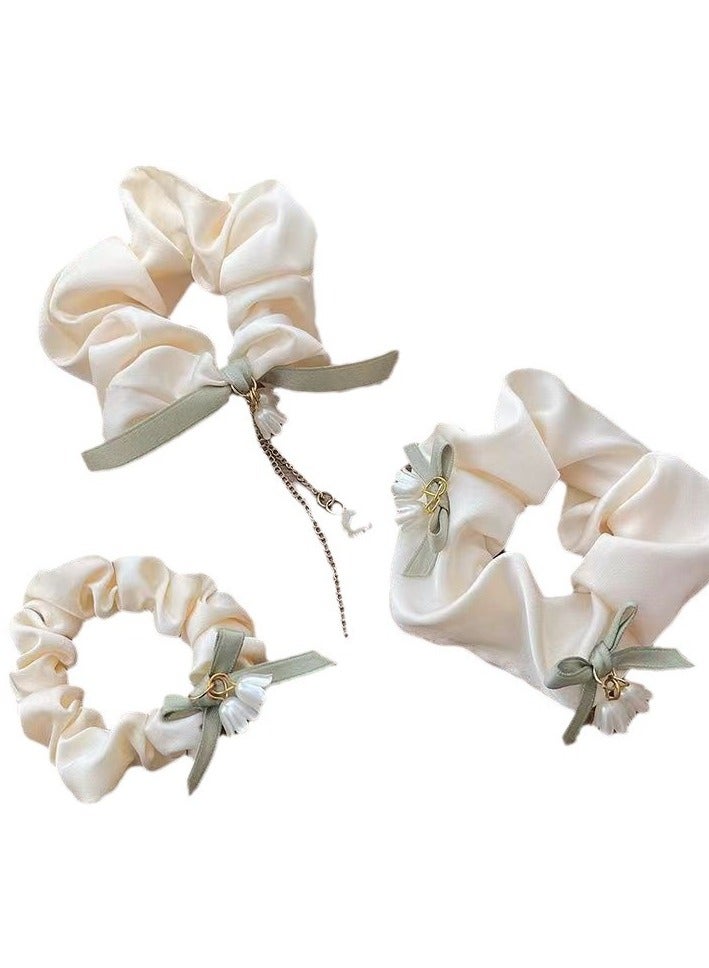 Goolsky Set of floral rubber band hair ties, high elasticity and durable headband 2025 new style fresh girls hair tie - Image 3