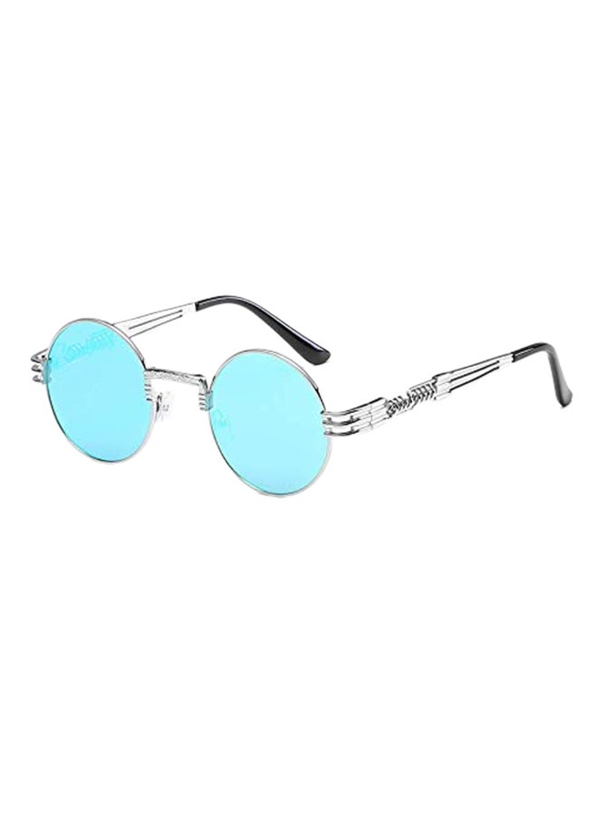 Retro Europe And America Spring Legs Round Frame Sunglasses