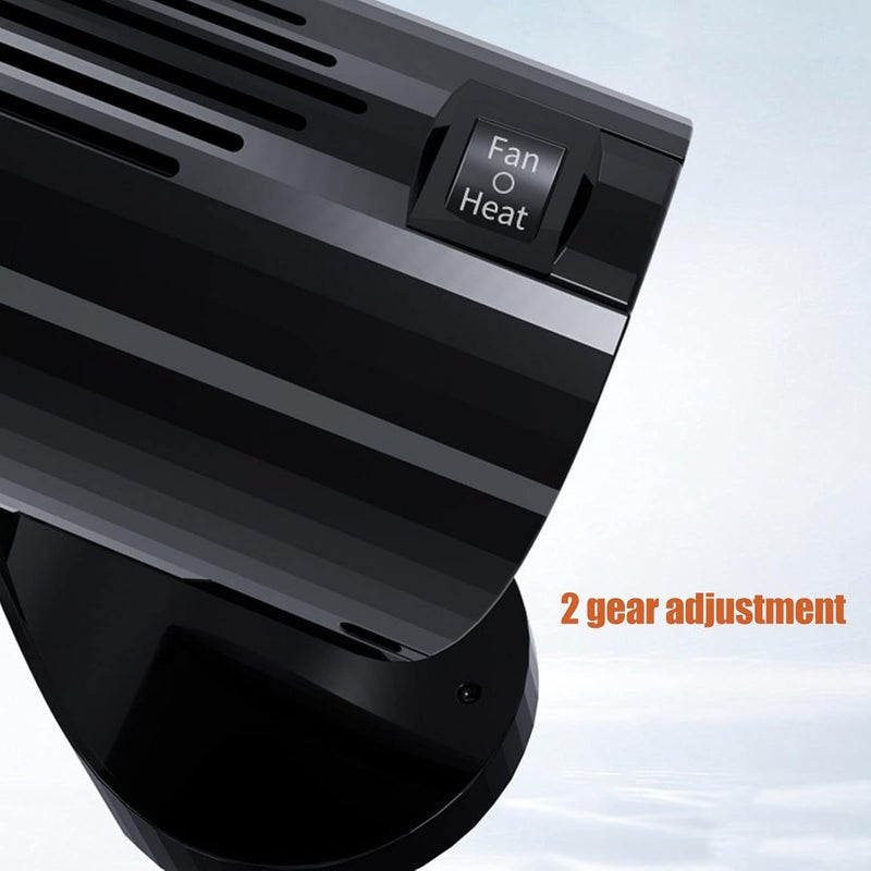 Car Heater Cool and Warm Fast Heating Portable Cigarette Lighter Car Heater Demister Defroster with Rotatable Base - Image 4
