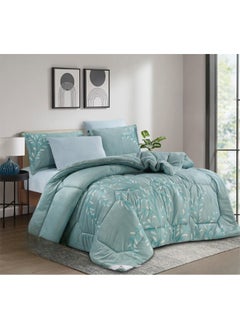 Winter Duvet Set With Two-Sided Fabric Sturdy And Soft Heavy Filling 6 Pieces King Size