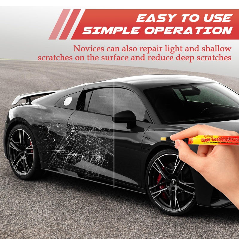 KOSIMI 3PCS Vitanst Clearfix Scratch Remover, Magic Car Scratch Removal Pen, Auto Paint Repair Pen Brush Car Clear Scratch Remover Touch up Pens - Image 3
