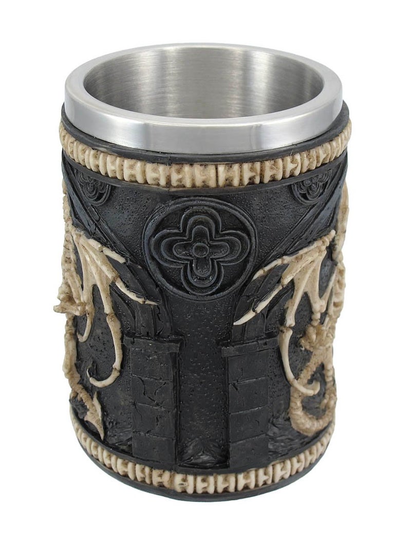 Things2Die4 Dragon Skeleton Tankard 16 Oz. Mug - Image 5