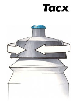 Tacx 3-Pack Sipper Sports Water Bottle With Spout  - Image 4
