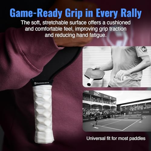 Hesacore Hesatac Overgrip Tape – 6 Pack – Pink – for Pickleball, Padel & Tennis – Sweat Absorbing, Soft, Anti-Slip, Stretchable Overgrip - Image 5