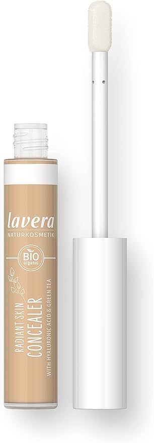 lavera Radiant Skin Concealer Ivory 01 Conceal dark circles blemishes up to 8 hours hold moisturising vegan natural cosmetics 1x 55 ml - Image 2