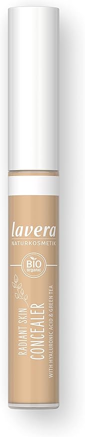 lavera Radiant Skin Concealer Ivory 01 Conceal dark circles blemishes up to 8 hours hold moisturising vegan natural cosmetics 1x 55 ml - Image 1