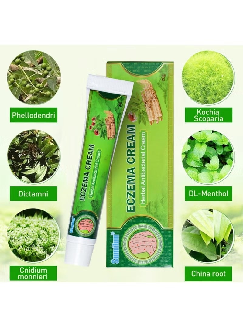 سوميفون قائمة المنتجات ذات الصلة الطبيعية الصينية العشبية الأكزيما الصدفية كريمات 20g , كريم الإغاثة السريعة لحكة الجلد , التهاب الجلد والأكزيما الحكة الصدفية المرهم , كريم مضاد للجراثيم , لحكة الجسم - Image 5