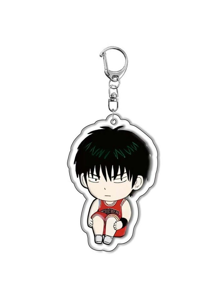 KUYING Creative Slam Dunk Keychain Student Backpack Pendant 