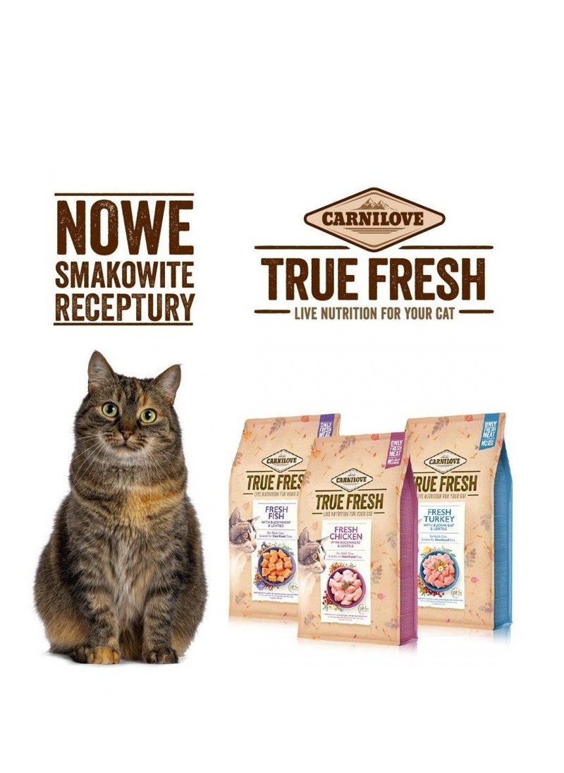 CARNILOVE - Carnilove Real Turkey Fresh Dry Food for Sterilized Cats 4.8kg - Image 1