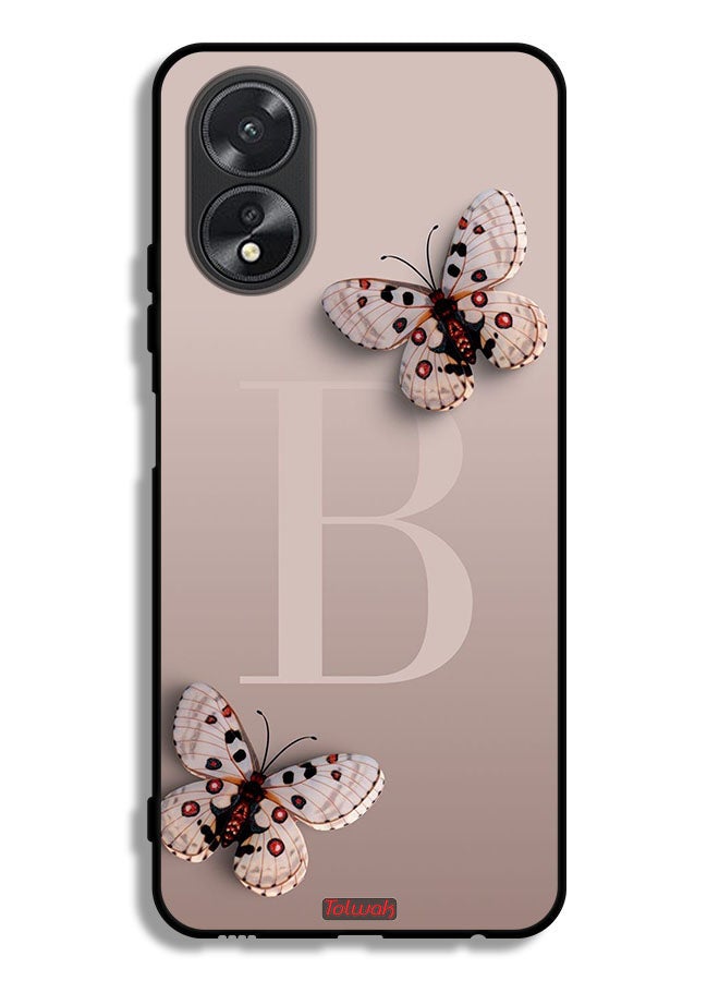Tolwak Oppo A38 Protective Case Cover B Butterflies - Image 1