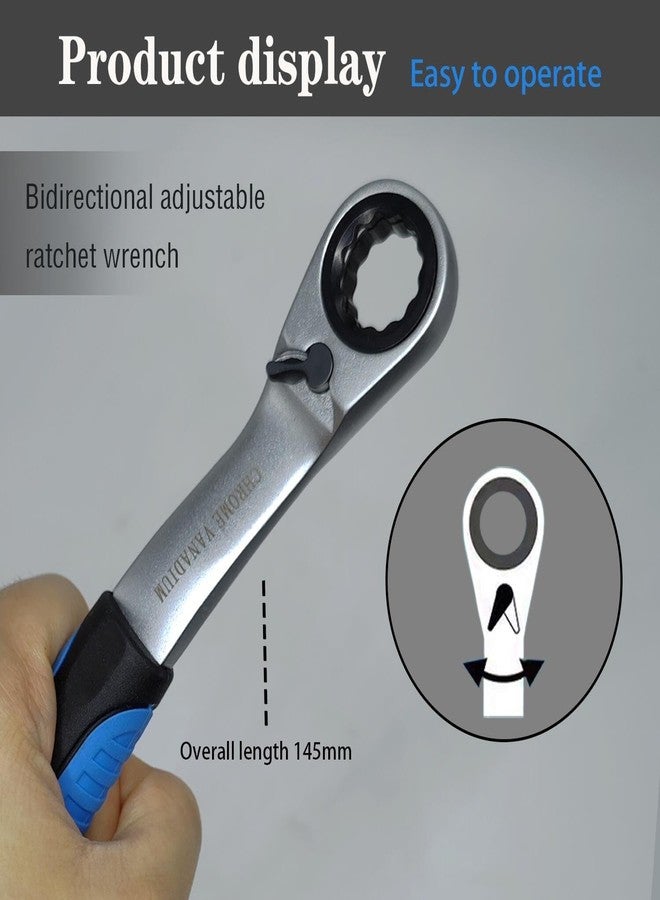 JEUCLEL طقم مقابس JEUCLEL مكون من 29 قطعة، طقم مفتاح ربط رئيسي بقطر 1/4 بوصة، طقم سقاطة بمفصل عالمي، طقم مقابس عميقة، طقم مفتاح ربط منخفض الارتفاع - Image 4