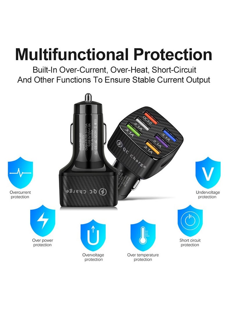 Loquat High Quality Car Charger With Multiple Functions Light Emitting Car Charger Light Weight And Small Size - Image 2