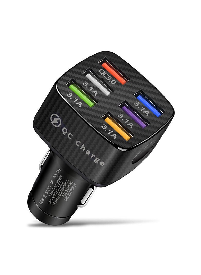 Loquat High Quality Car Charger With Multiple Functions Light Emitting Car Charger Light Weight And Small Size - Image 1