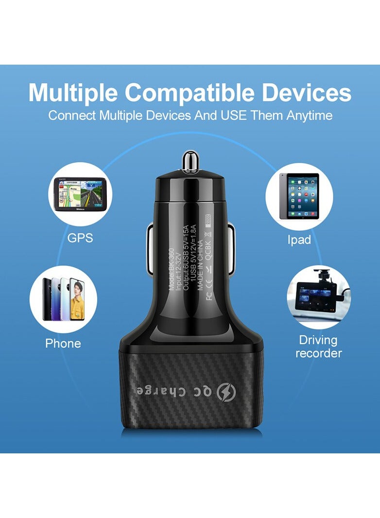 Loquat High Quality Car Charger With Multiple Functions Light Emitting Car Charger Light Weight And Small Size - Image 3
