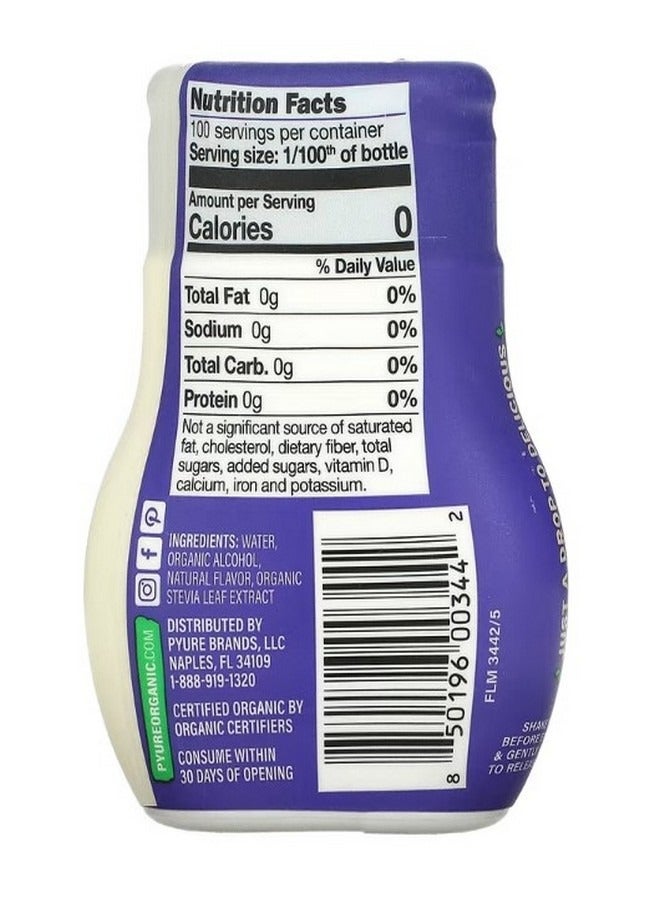 Pyure Organic Sweetener Vanilla 1.8 fl oz 53 ml - Image 2