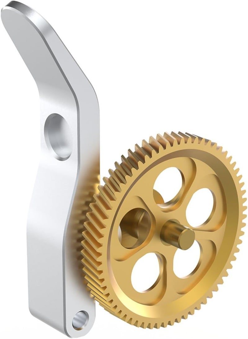 RNC Nano-Coated Hardened Steel Spur Gear Drop-in Upgrade Compatible for BambuLab P1 X1 A1 3D Printer(for X1 P1 Series) - Image 5
