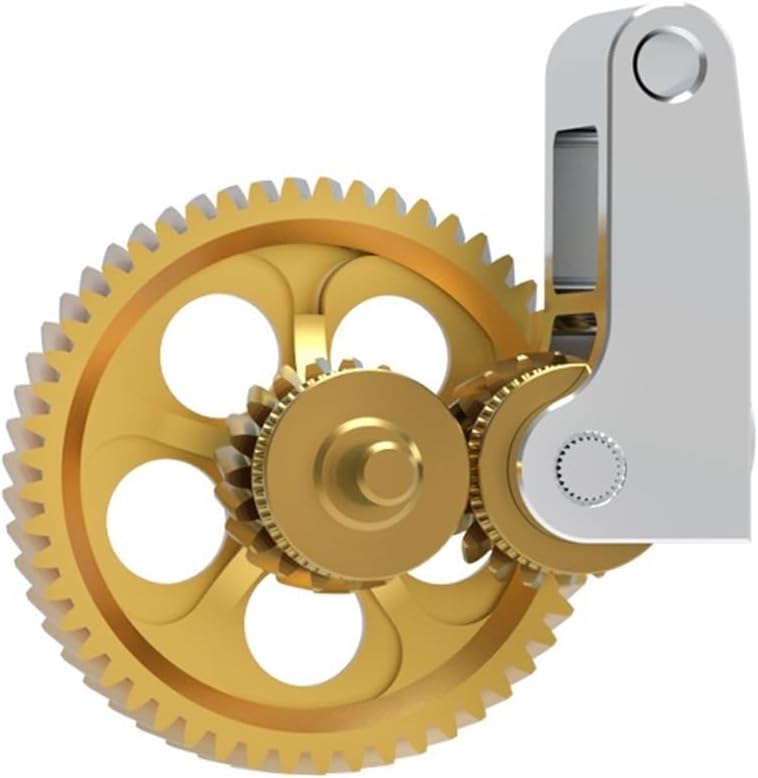 RNC Nano-Coated Hardened Steel Spur Gear Drop-in Upgrade Compatible for BambuLab P1 X1 A1 3D Printer(for X1 P1 Series) - Image 1