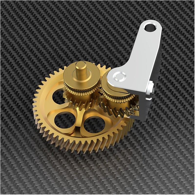RNC Nano-Coated Hardened Steel Spur Gear Drop-in Upgrade Compatible for BambuLab P1 X1 A1 3D Printer(for X1 P1 Series) - Image 3