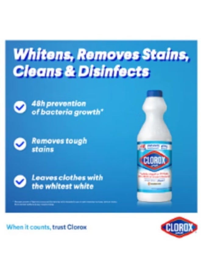 Clorox Original Liquid Bleach Household Cleaner and Disinfectant 470 milliliter - Image 2