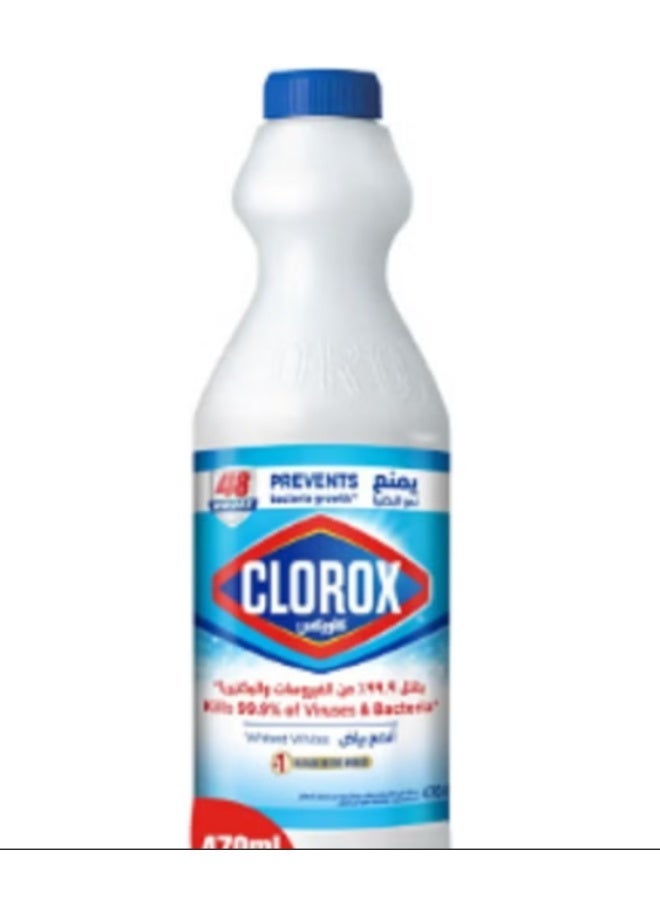 Clorox Original Liquid Bleach Household Cleaner and Disinfectant 470 milliliter - Image 1