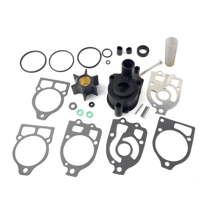 WINGOGO 96148Q8 Water Pump Impeller Repair Kit for Mercury Mariner Outboards 75 80 90 100 110 115 135 140 150 200 225 HP V6 & Mercruiser Alpha One Gen 1 46-96148A8 96148T8 96148A5 - Image 1