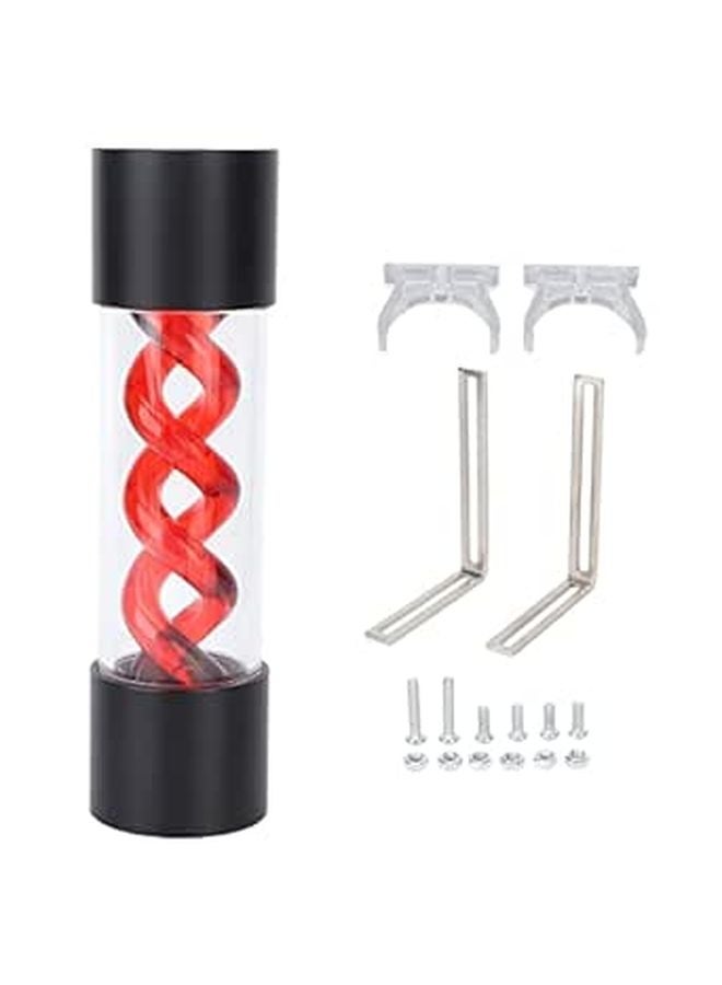 200mm Acrylic Cylindrical Reservoir 4 G1 4 Ports High Temperature Resistance PC Water Cooling System - Image 1