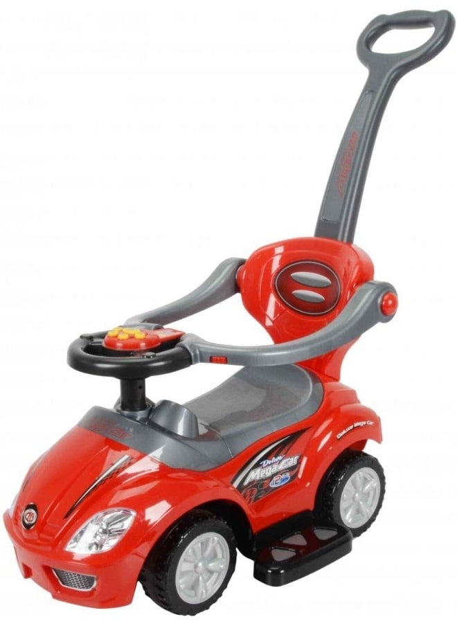 AL BADER Deluxe Mega Pushing Ride On Car (Red)  - Image 1