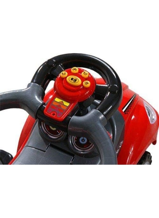AL BADER Deluxe Mega Pushing Ride On Car (Red)  - Image 4