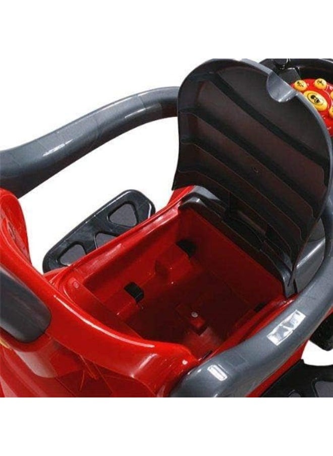 AL BADER Deluxe Mega Pushing Ride On Car (Red)  - Image 3