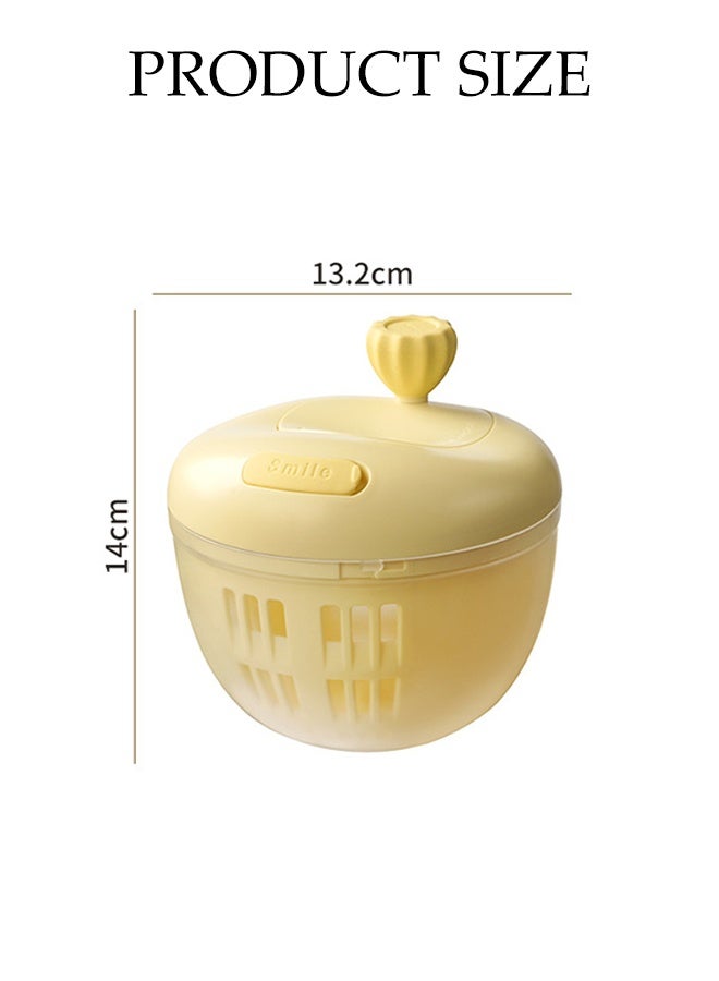 DUNISO Fruit Dehydrator With with Lid, 360 °Rotating with Handle,Portable Salad Cleaning and Draining Bowls, Large Capacity Vegetable Dehydrator,For Salads, Vegetables And Fruits ﻿ - Image 2