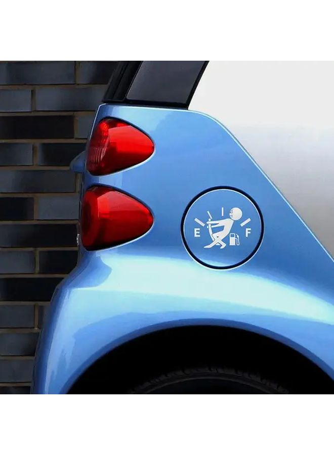 Retro Reflective Car Fuel Tank Decal Silvery Hellaflush Funny Sticker - Image 5