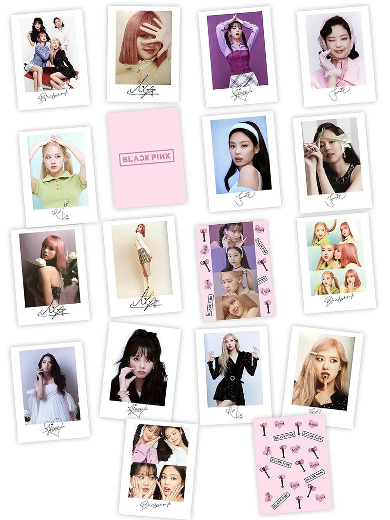 SINCE 7 STORE STORE Blackpink New Version Lomo Cards With Autograph Pack Of 18 Premium Photocards For All Occasion (3X4 Inches - Image 1