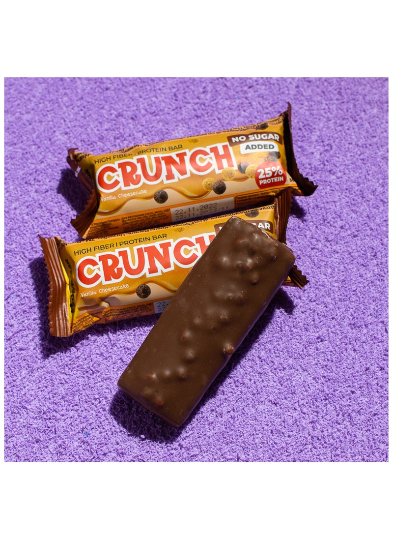 BOMBBAR Crunch Protein Bar Vanilla Cheesecake No Sugar Added 12x50g  - Image 2