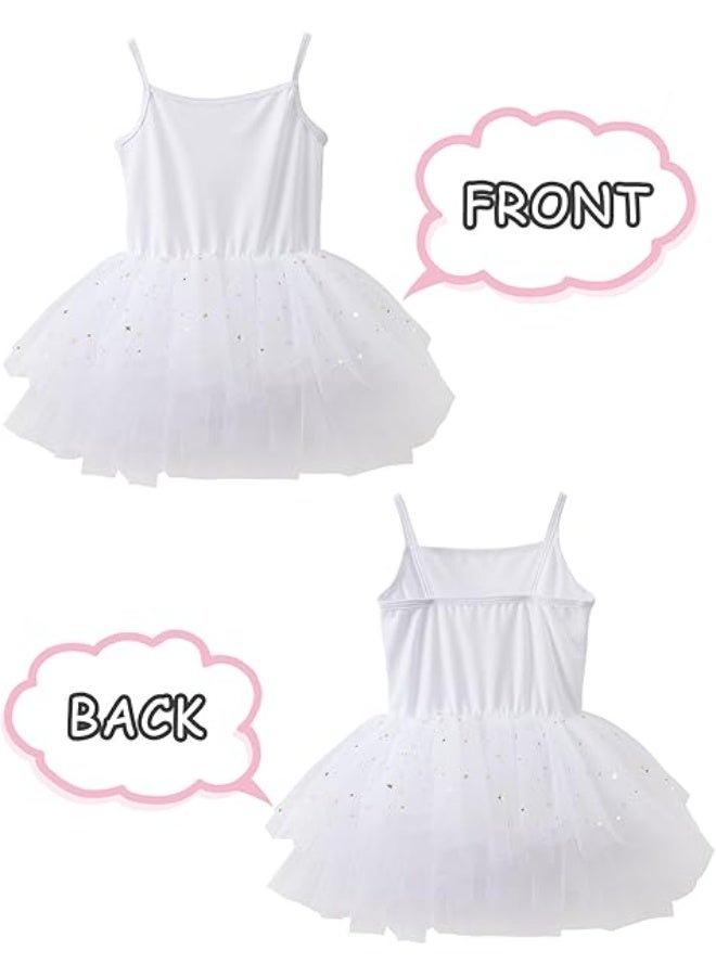 Dance Ballet Tutu Leotard Ballerina Outfit for Girls Toddler Dance Tutu Dress Princess Dress - Image 3