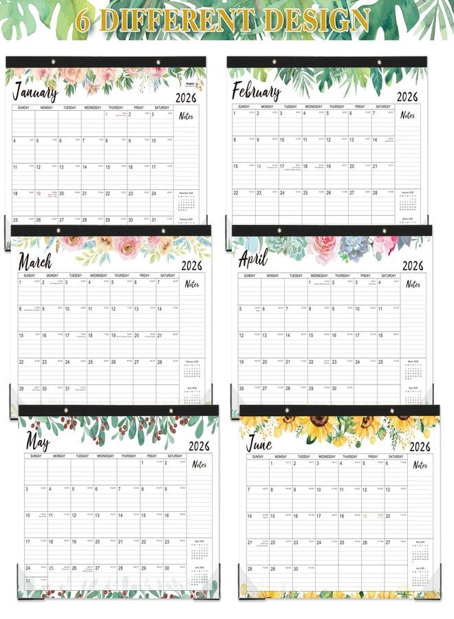 MaaIbok 2026 Desk Calendar - Jan 2026 - Dec 2026, 12 Months Large Monthly Desk Calendar, 17" x 12", Desk Pad, Large Ruled Blocks, to-do List & Notes, Best Desk/Wall Calendar for Planning or Organizing - Image 5