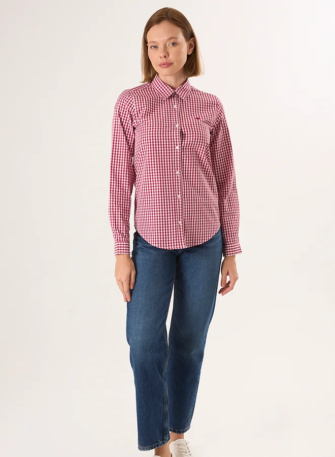 FELIX HARDY Plaid Long Sleeve Shirt