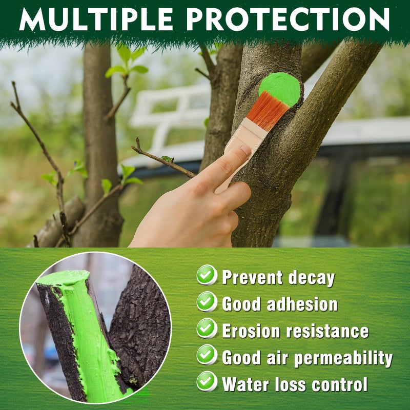 Yeardera Tree Wound Sealer, Tree Pruning Sealer, Grafting, Pruning, and Wound Care for Damaged Trees, Used for Natural Wound Repair of Bonsai, Fruit Trees, Roses, and Bonsai, Waterproof Protection - Image 5