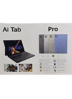 Ai Tab Pro Tablet with Arabic Keyboard, Wireless Mouse Android 13 10.1" FHD Screen 16GB RAM 1TB ROM - with Powerful 10,000mAh Battery Gold  - Image 2