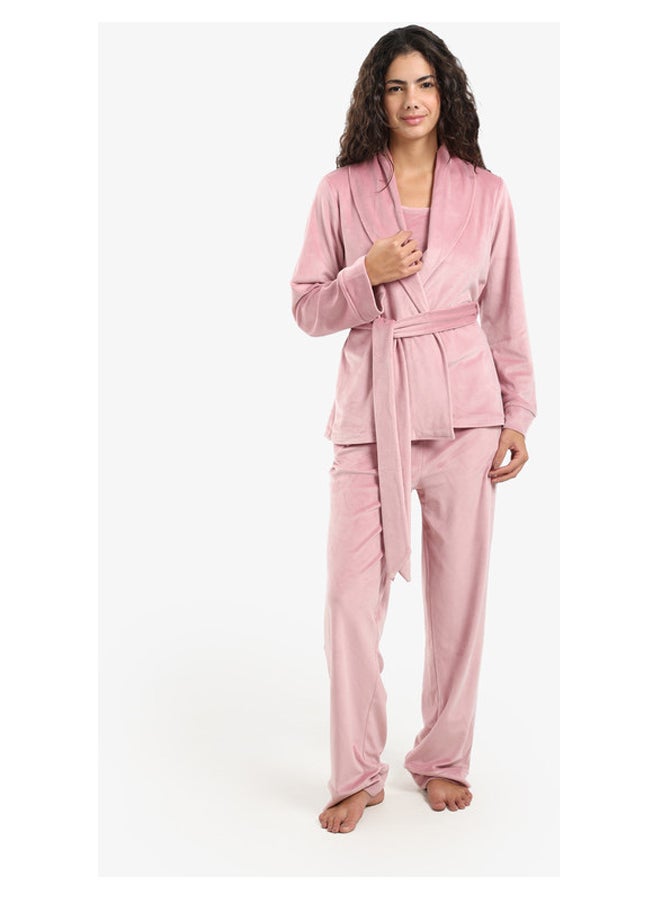 Carina Soft Velvet Pyjama Set - Image 2