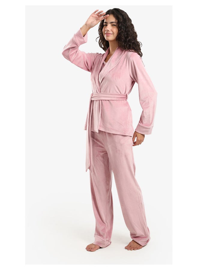 Carina Soft Velvet Pyjama Set - Image 3