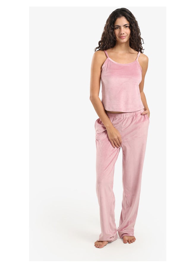 Carina Soft Velvet Pyjama Set - Image 1